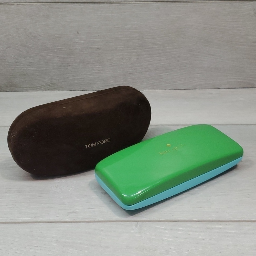 Lot of 2 Tom Ford+Kate Spade Cover Glasses case